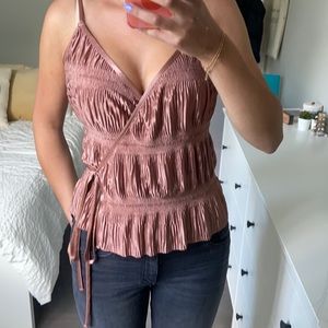 Zara wrap top